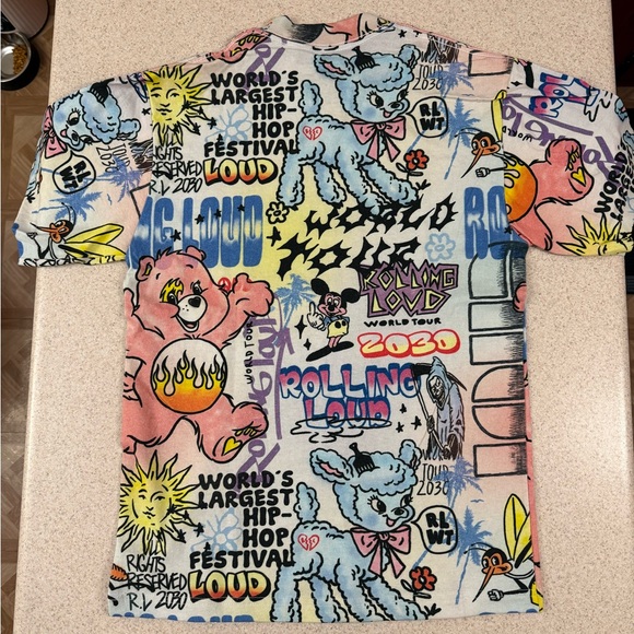 *NEW* Rolling Loud 10 Year Graffiti T-Shirt - Picture 2 of 3